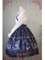 Strawberry Witch Alice's Dreamland Chiffon Sweet Lolita Jumper Skirt