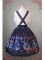 Strawberry Witch Alice's Dreamland Chiffon Sweet Lolita Jumper Skirt