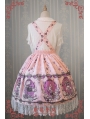 Strawberry Witch Alice's Dreamland Chiffon Sweet Lolita Jumper Skirt