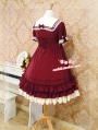 Strawberry Witch Chiffon Sailor Lolita OP Dress