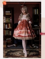 Strawberry Witch The Adventures of Clock Chiffon Sweet Lolita OP Dress