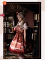 Strawberry Witch The Adventures of Clock Chiffon Sweet Lolita OP Dress