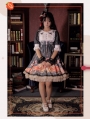 Strawberry Witch The Adventures of Clock Chiffon Sweet Lolita OP Dress