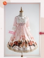 Strawberry Witch The Adventures of Clock Chiffon Sweet Lolita OP Dress