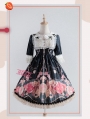 Strawberry Witch The Adventures of Clock Chiffon Sweet Lolita OP Dress