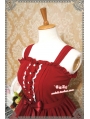 Strawberry Witch Chiffon Sweet Lolita Jumper Dress