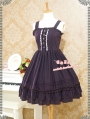 Strawberry Witch Chiffon Sweet Lolita Jumper Dress