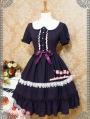 Strawberry Witch Peter Pan Chiffon Sweet Lolita Dress