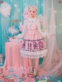 Strawberry Witch Alice's Dreamland Chiffon Lolita Jumper Dress