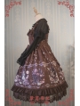 Strawberry Witch Alice's Dreamland Chiffon Lolita Jumper Dress