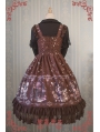 Strawberry Witch Alice's Dreamland Chiffon Lolita Jumper Dress