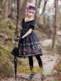 Strawberry Witch Playground Printed Sweet Lolita OP Dress