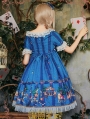 Strawberry Witch Playground Printed Sweet Lolita OP Dress