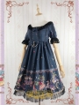 Strawberry Witch Playground Printed Sweet Lolita OP Dress