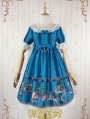 Strawberry Witch Playground Printed Sweet Lolita OP Dress