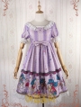 Strawberry Witch Playground Printed Sweet Lolita OP Dress