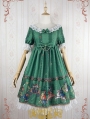 Strawberry Witch Playground Printed Sweet Lolita OP Dress