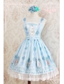 Strawberry Witch Short Sleeves Chiffon Sweet Lolita OP Dress