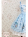 Strawberry Witch Short Sleeves Chiffon Sweet Lolita OP Dress