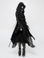 Black Gothic Decadent Short Coat for Women