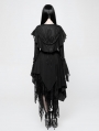 Black Gothic Decadent Short Coat for Women