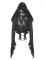 Black Gothic Decadent Short Coat for Women