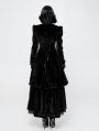 Black Gothic Gorgeous Court Retro Coat for Women