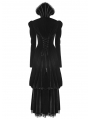 Black Gothic Gorgeous Court Retro Coat for Women