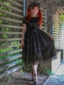Neverland Constellation Prints Gold Stamping Gothic Lolita Jumper Dress