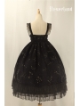 Neverland Constellation Prints Gold Stamping Gothic Lolita Jumper Dress