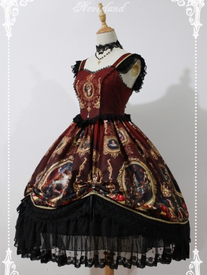 Neverland Magic Night in Museum Sweet Rococo Lolita OP Dress