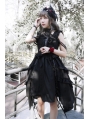 Neverland Black Gothic Lolita Jumper Dress