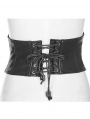Black Gothic Punk Girdle for Women