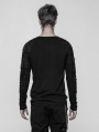 Black Gothic Punk Men's Long Sleeve T-shirt