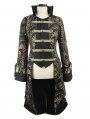 Gold Gothic Retro Palace Swallow Tail Jacket for Women