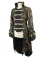 Gold Gothic Retro Palace Swallow Tail Jacket for Women