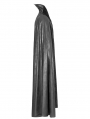 Black Gothic Night Count Vampire Long Cloak Coat