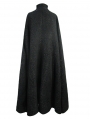 Black Gothic Long Cape Cloak for Men