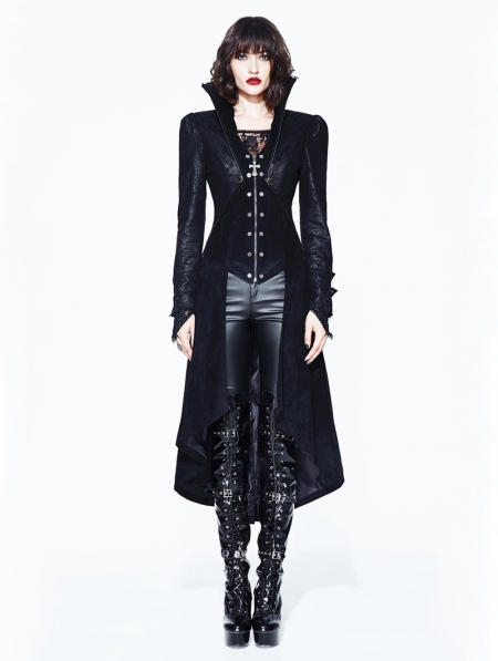 Queen of Darkness Weste Gothic Hood