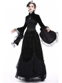Black Gorgeous Gothic Velvet Short Cape Jacket for Women