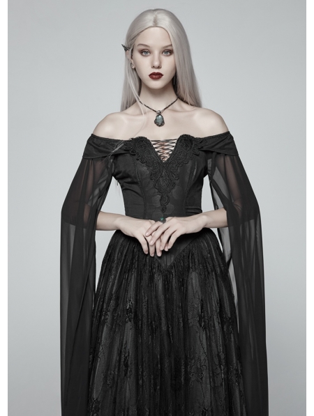 Black Gothic Medieval Renaissance Fancy Dress - Devilnight.co.uk