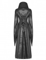 Black Gothic Judge Witch Long Coat for Women