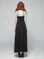 Black Gothic Halter Daily Wear Long Dress