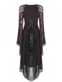 Red Gothic Goddess Classical Mid-length Dress