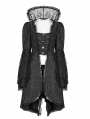 Black Retro Masquerade Gothic Coat for Women
