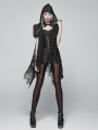 Black Gothic Daily Lace Vest for Women