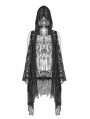 Black Gothic Daily Lace Vest for Women