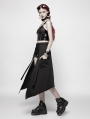 Black Gothic Punk Daily Half Skirt Accessories
