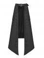 Black Gothic Punk Daily Half Skirt Accessories