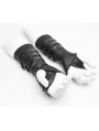 Black Gothic Punk Metal Gloves for Men